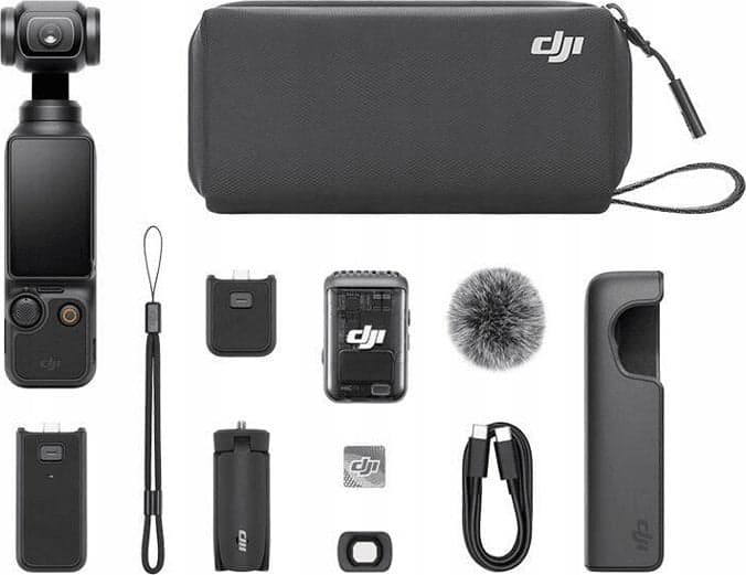 Stabilizues DJI Osmo Pocket 3 Creator Combo, 3-Aksësh, 1" CMOS, 4K, 120fps - Zezë