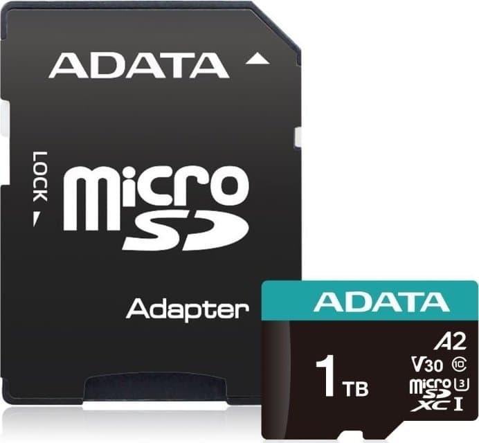 Kartë memorie ADATA Premier Pro microSDXC, 1TB, Class 10 UHS-I U3 A2 V30