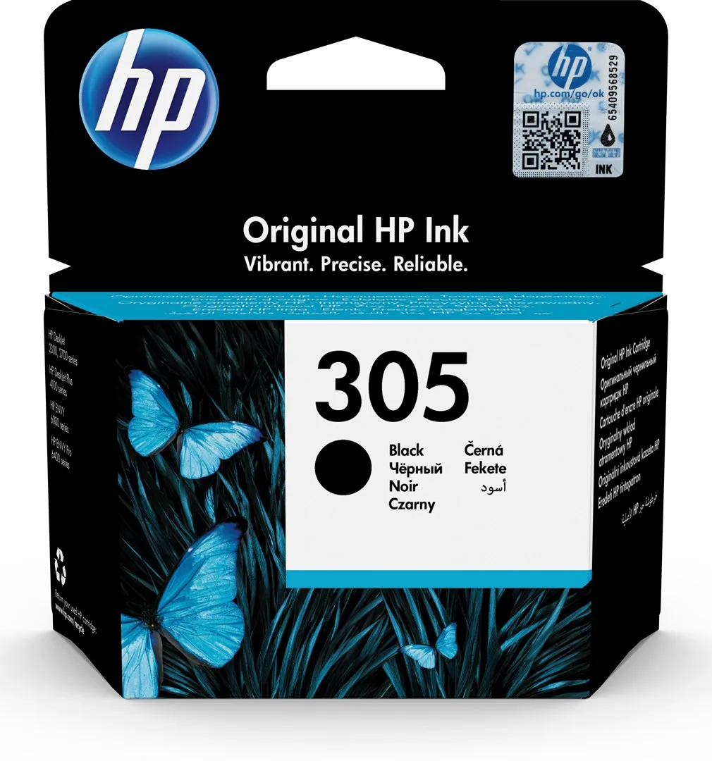 Kertrixh HP 305 E zezë Original Ink Cartridge