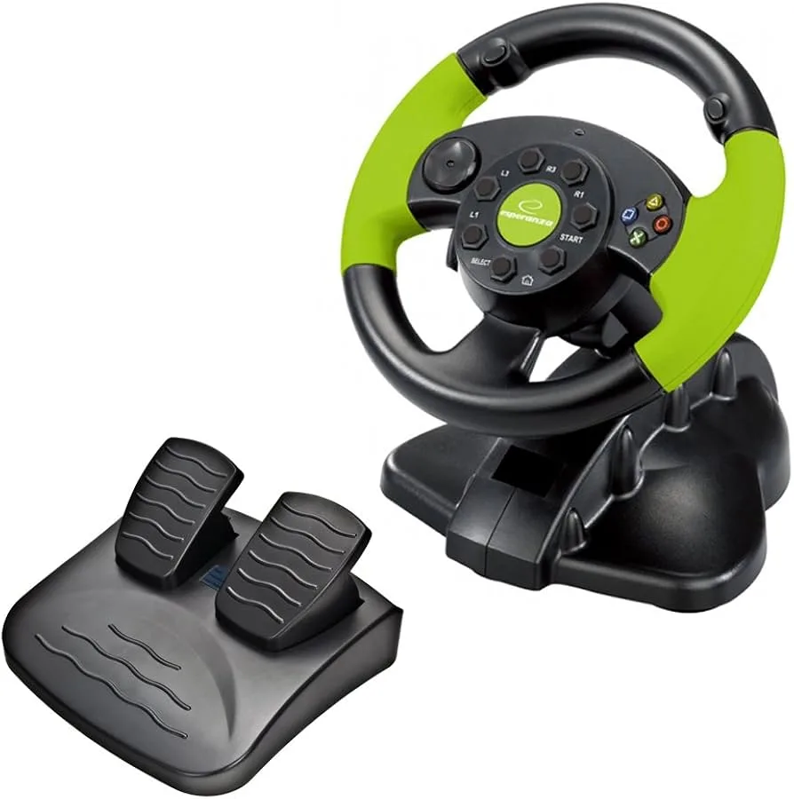 Kontroller, Esperanza EG104 – compatible with PC, PS3, Xbox 360, Black,Green
