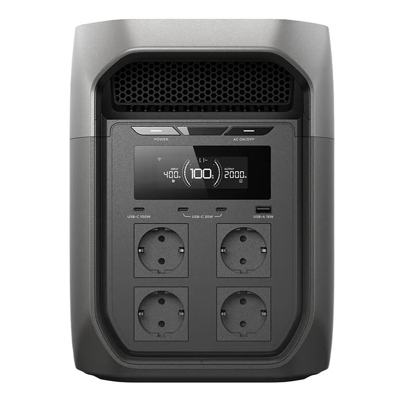 Stacion Energjie, EcoFlow DELTA 3 Max Portable power station, Black