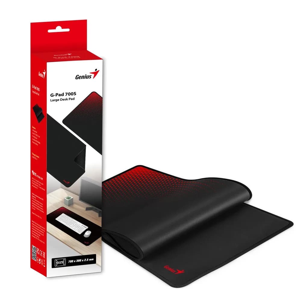 Shtresë mausi Genius Mousepad G-PAD 700S, 700x300x2.5mm, Black