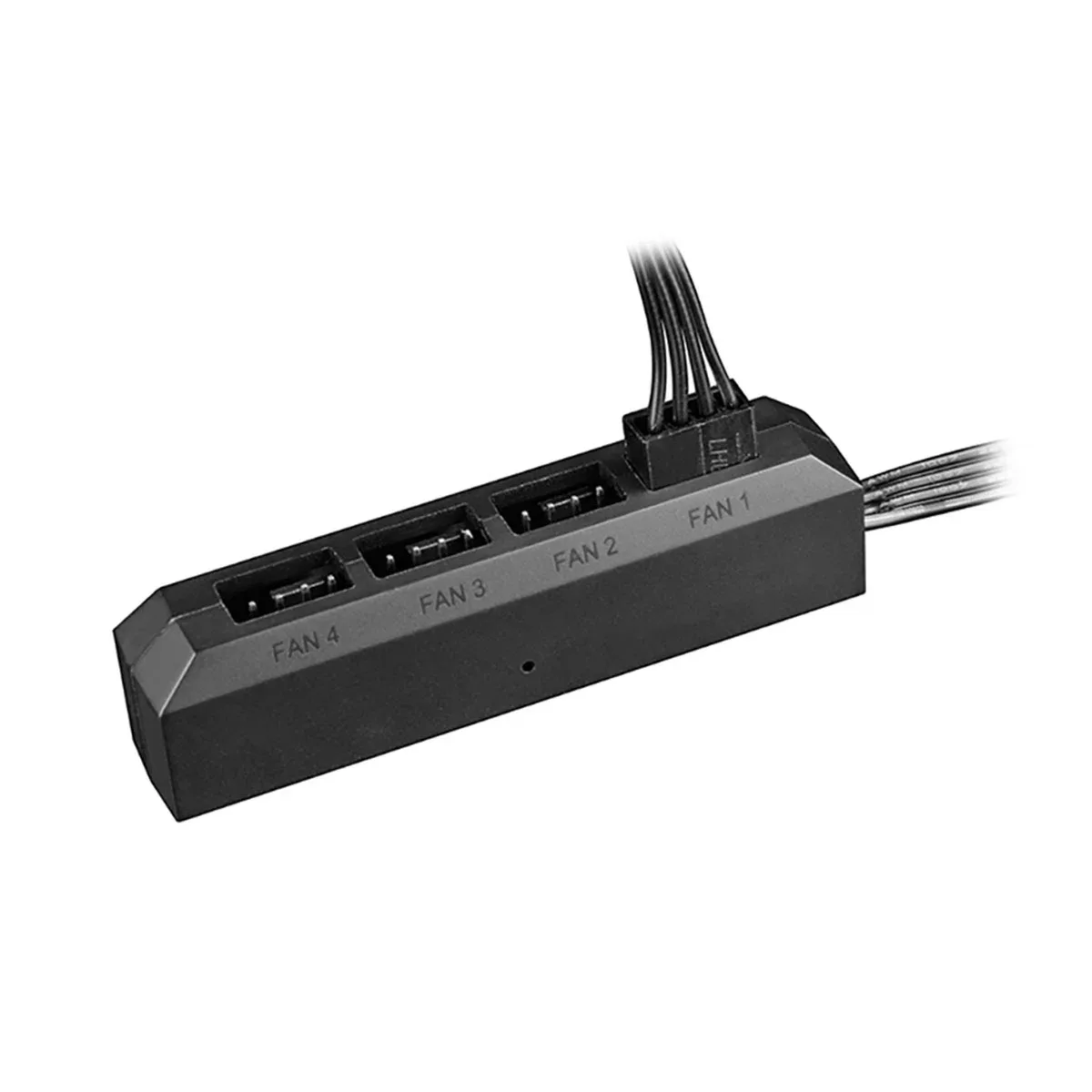 Hub, DeepCool Fan Hub FH-04 PWM, 4-Port 4-Pin Fan Hub, Black