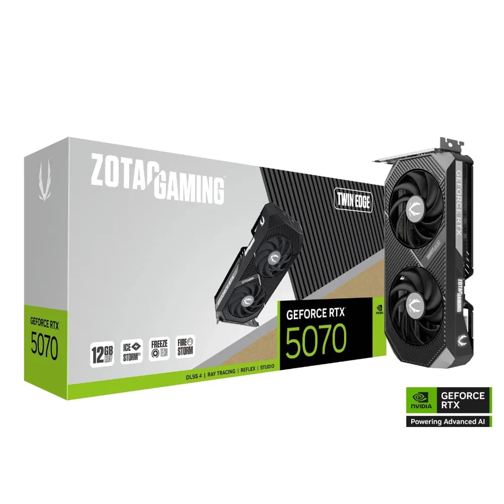 Kartelë grafike, Zotac GAMING GeForce RTX 5070 Twin Edge NVIDIA 12 GB GDDR7