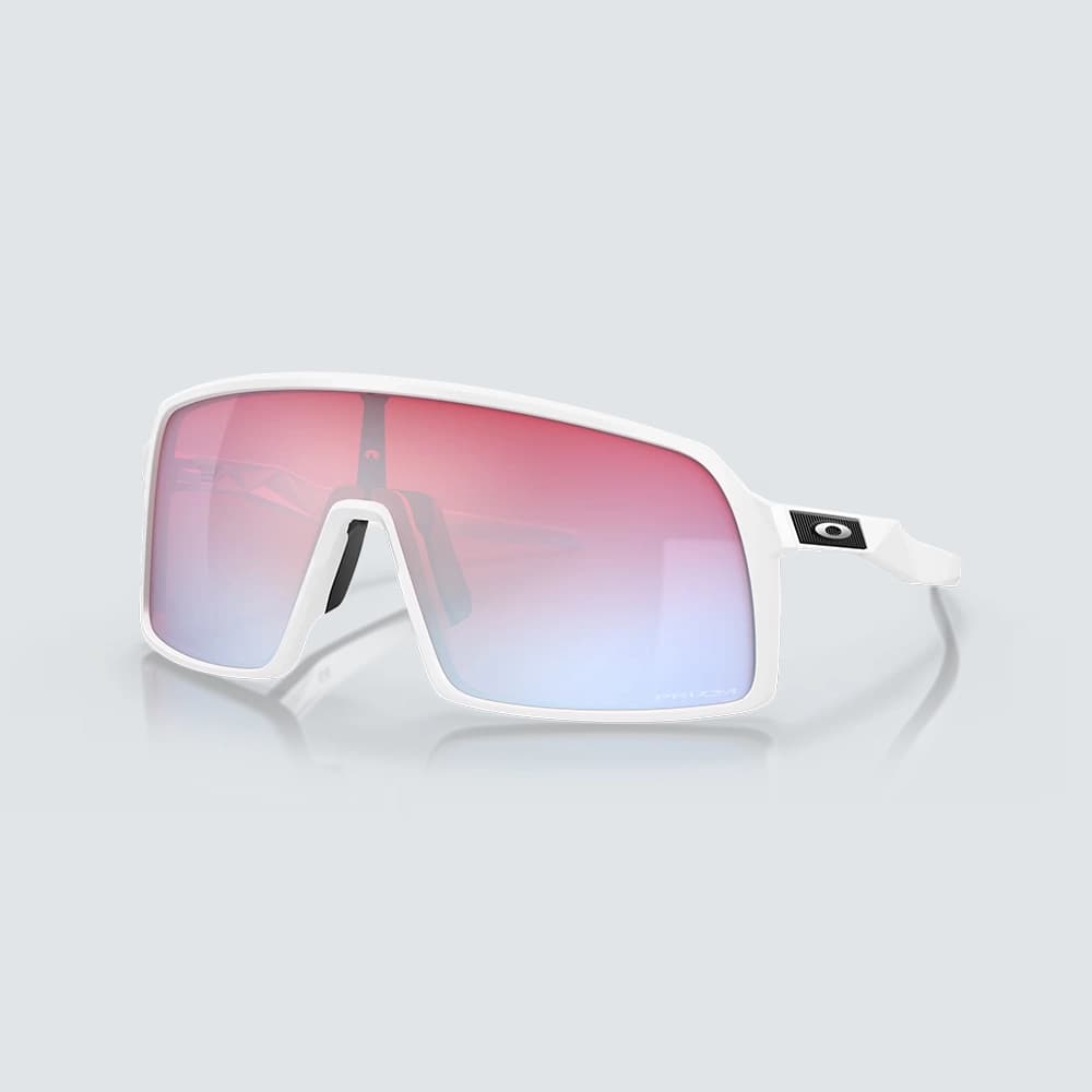 Oakley Men's Sutro Sunglasses - Prizm Snow Sapphire Lenses / Polished White Frame