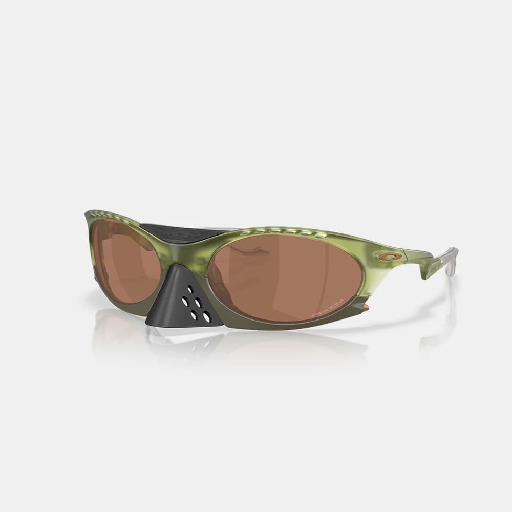 Oakley Men's Plantaris Sunglasses - Prizm Tungsten Lenses / Matte Transparent Fern Frame