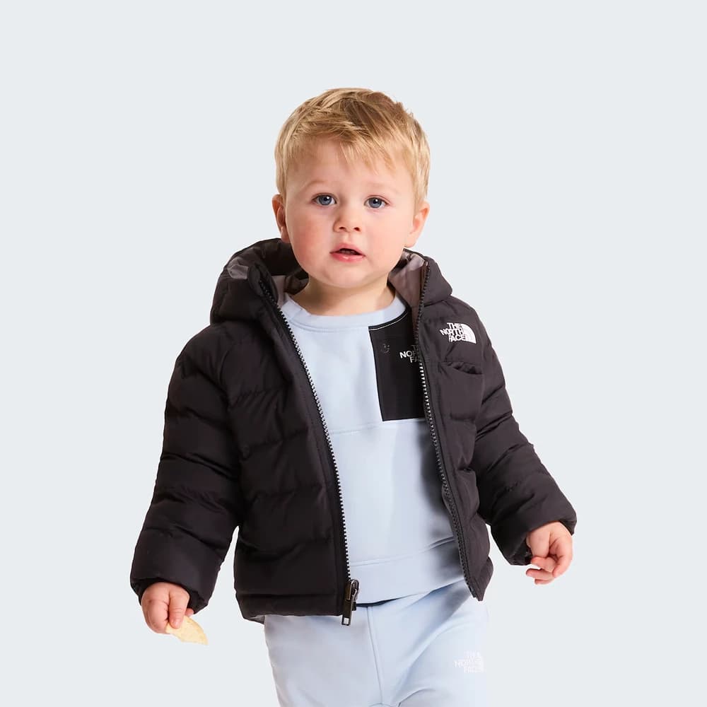 The North Face Baby Reversible Perrito Jacket - TNF Black / Smoked Pearl