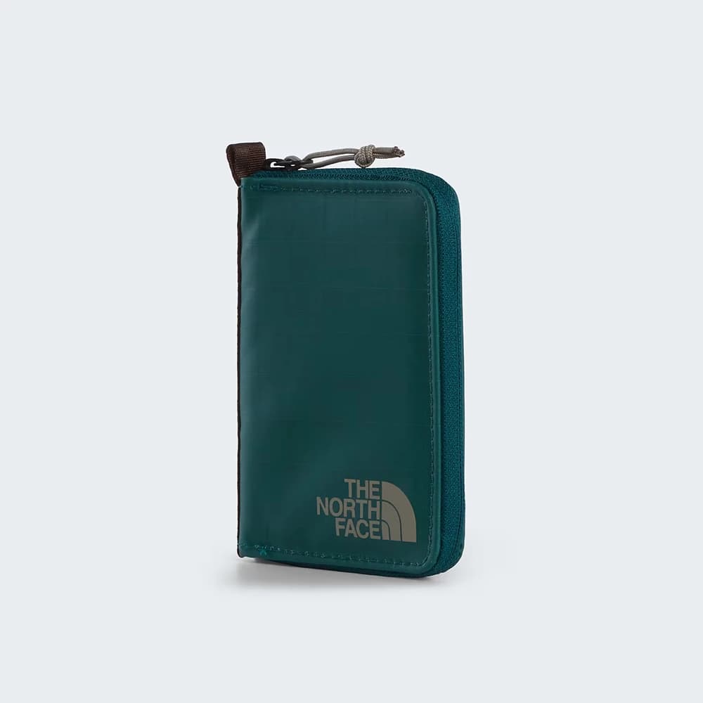 The North Face Men's Base Camp Voyager Wallet - Pacific Teal / Dark Chestnut / Stone Slab