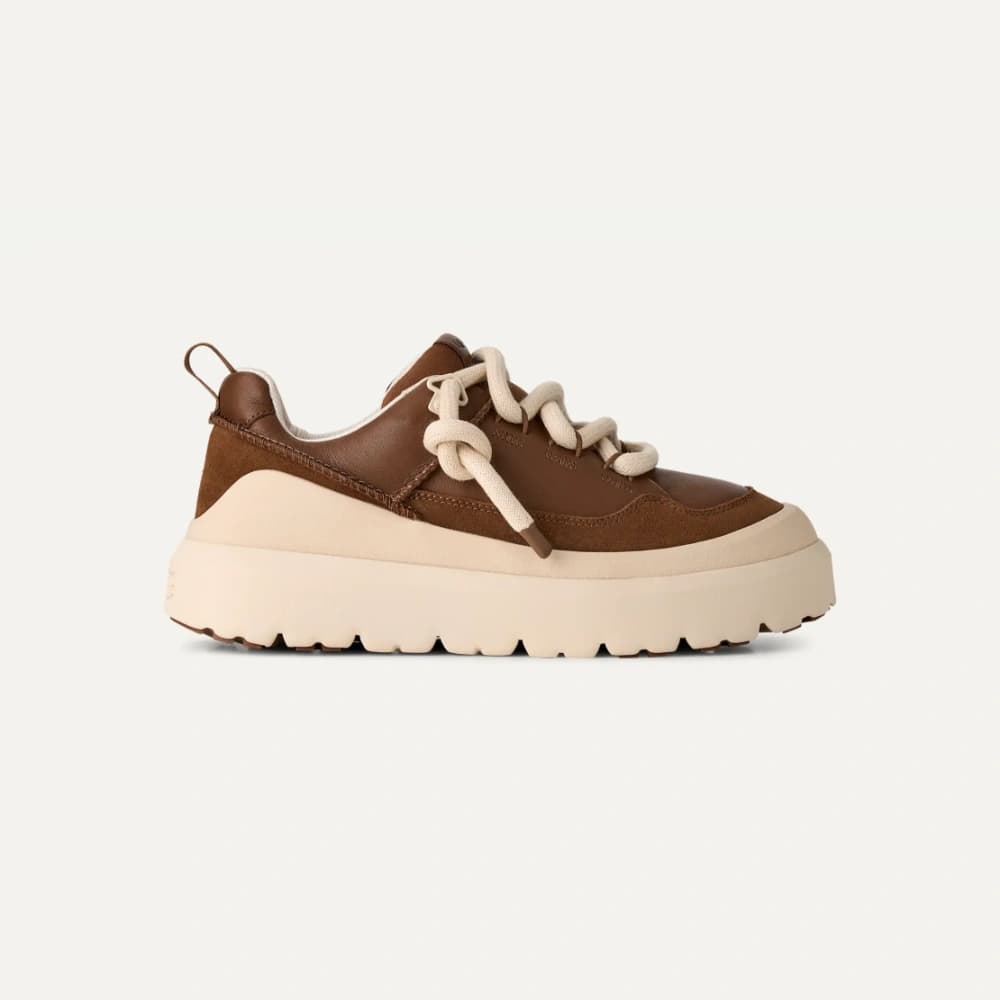 UGG Men's Heritage Utility Sneaker - Dark Chestnut / Whitecap