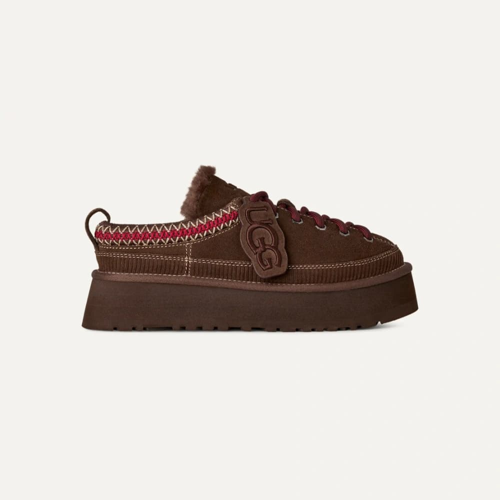 UGG Women's Heritage Lace-Up Slipper - Burnt Cedar