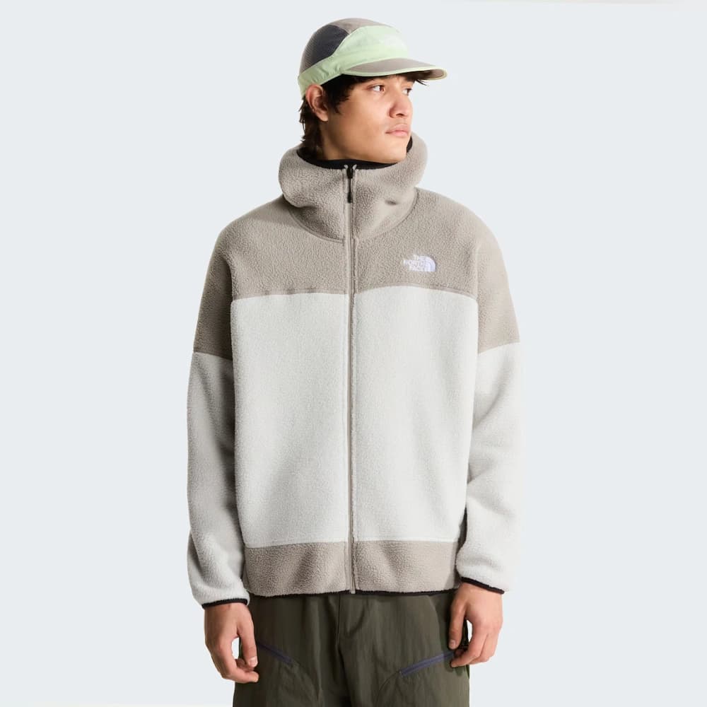 The North Face Men's NSE Mask Fleece Jacket - Cumulus Cloud / Stone Slab