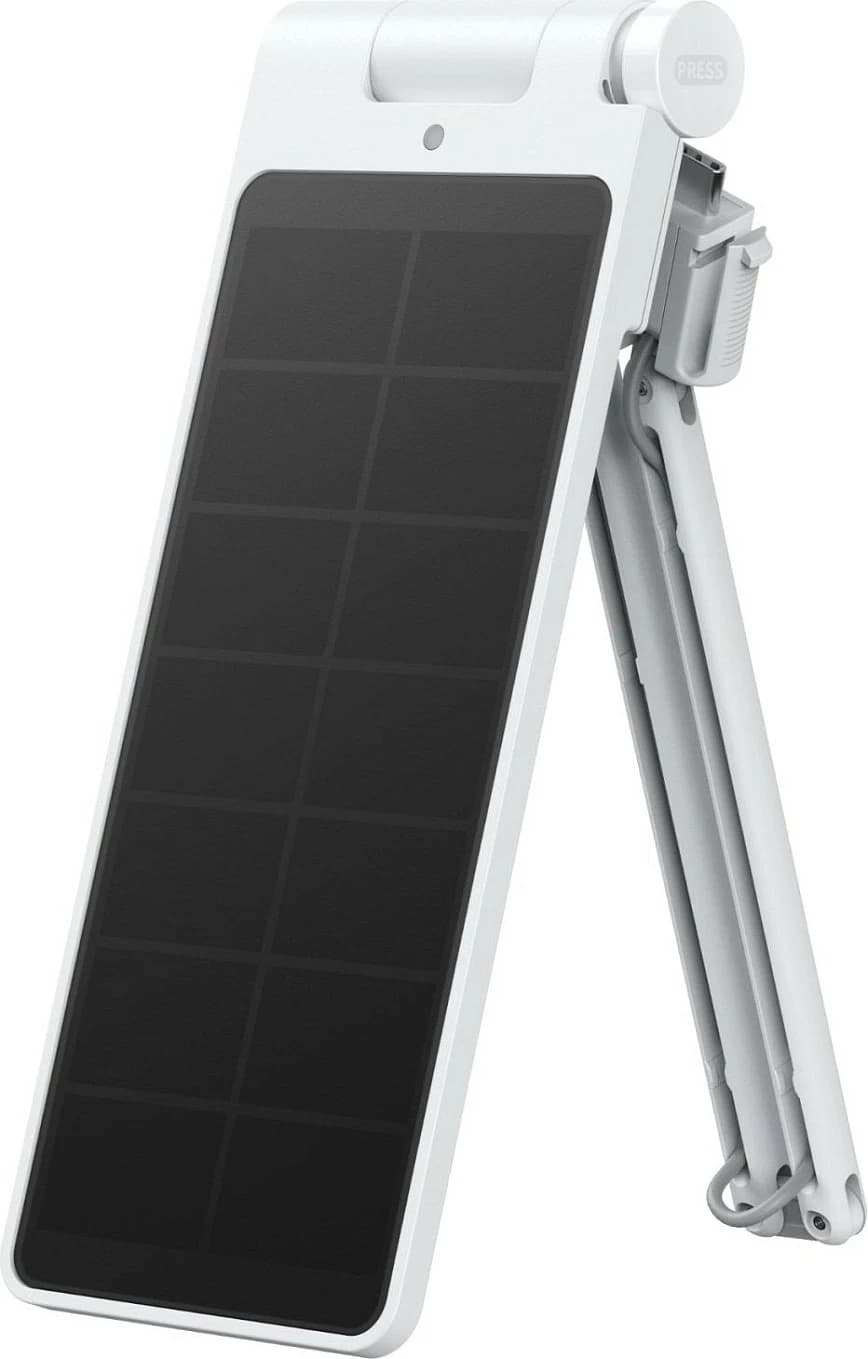 Panel solar SwitchBot për Curtain 3, karikues, i bardhë