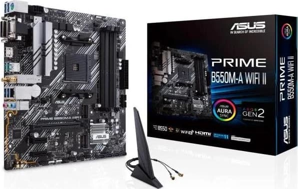 Pllakë amë Asus Prime B550M-A WIFI II, socket AM4