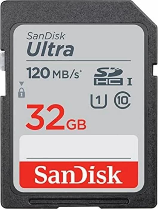 Kartelë memorje SDHC SanDisk Ultra SDSDUN4-032G-GN6IN 32GB 120MB/s UHS-I Class 10 U1