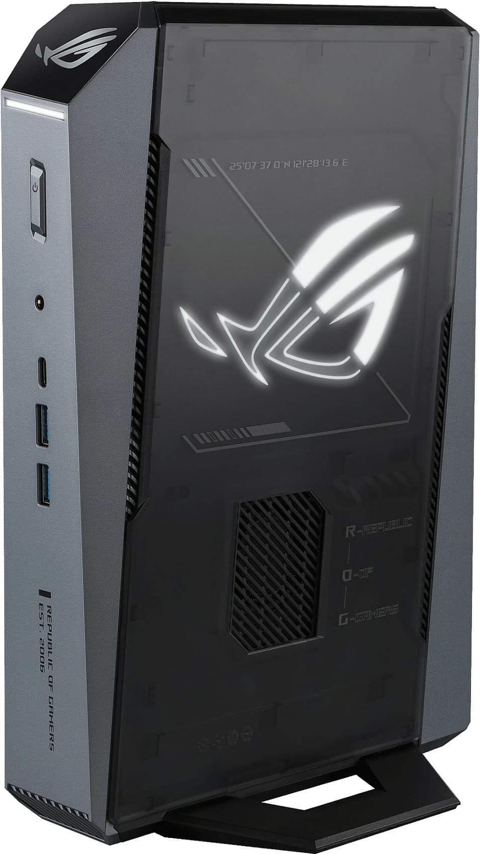Mini PC ASUS ROG GR70-N90043AN, Ryzen 9 8940HX, 16GB DDR5, 1TB SSD, GeForce RTX 5060 8GB, Windows 11 Home, i zi/gri