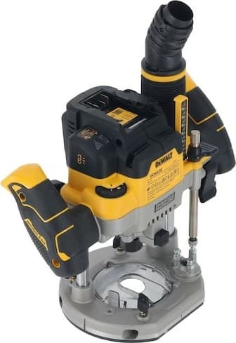 Freza elektrike DeWALT DCW620NT-XJ, brushless, 18V, 1600W, me valixhe, e zezë/verdhe