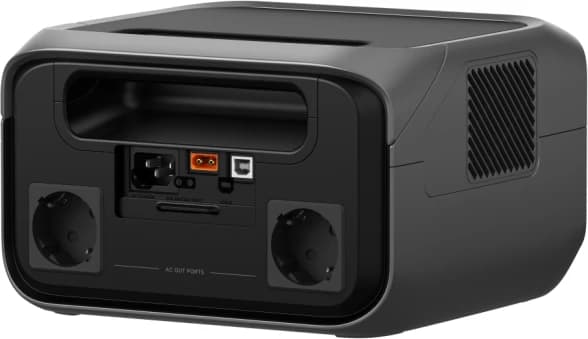 Stacion Energjie, EcoFlow RIVER 3 Plus Portable Power Station, Black