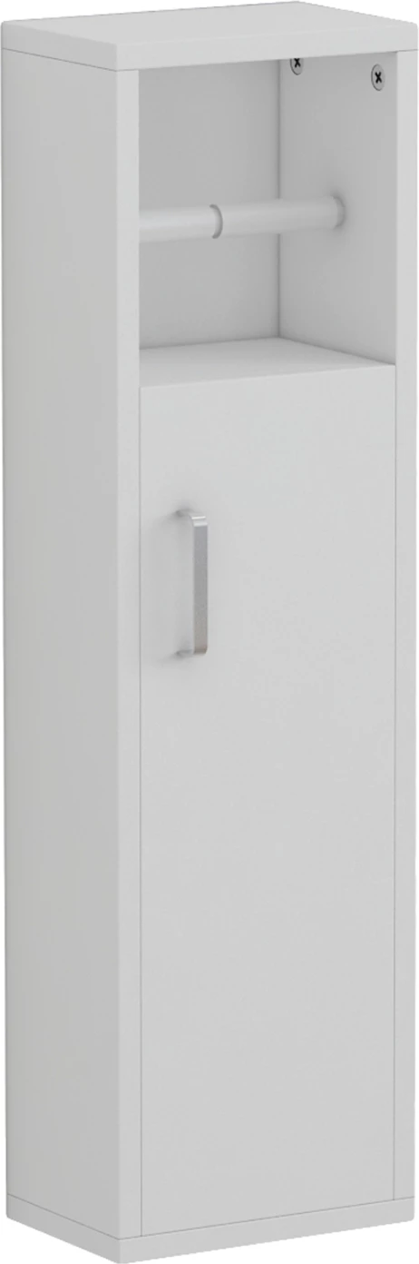 Kabinet për banjo DAMIEN FH9025.12 melaminë, ngjyrë e bardhë, 20x13x70Hcm