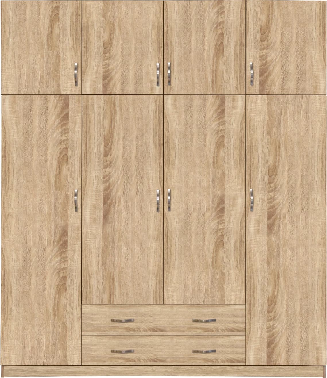 Dollap 4 dyer me papafingo 200x240x55.5 dhe 2 sirtarë sonama
