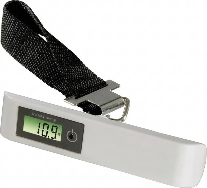 Peshore për valixhe Ultron RealPower KW-50, deri 50 kg, me ekran, bardhë/zi