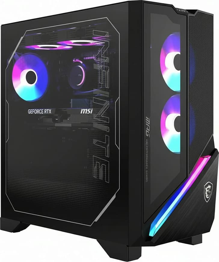 Kompjuter MSI MPG Infinite Z3 X3D 9NVVR7-608DE, Ryzen 7 9800X3D, 64GB RAM, 2TB SSD, GeForce RTX 5080, Windows 11 Home, i zi