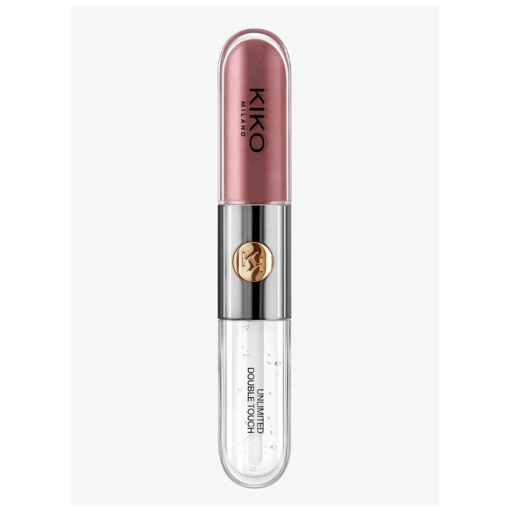 Kiko Milano Unlimited Double Touch Lip Gloss – 121 Dark Rosy Chestnut