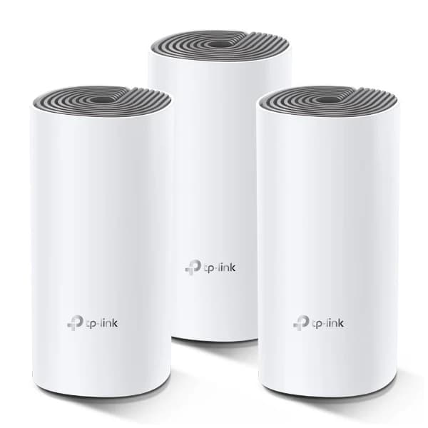 TP-Link Deco P9 (3-Pack) AC1200 + AV1000 Hybrid Mesh Wi-Fi System – Wi-Fi 5 Dual-Band 2.4GHz + 5GHz, 300Mbps + 867Mbps, Powerline AV1000, 2× Gigabit WAN/LAN për njësi – Bardhë