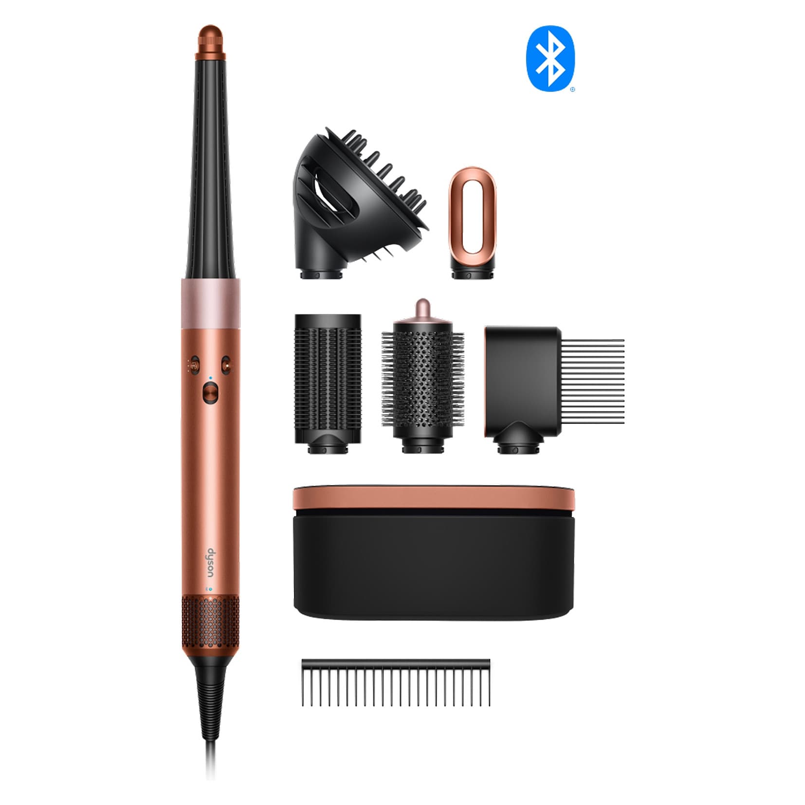 STILUES PER FLOKE DYSON AIRWRAP AMBER SILK/PINK CHAMPAGNE