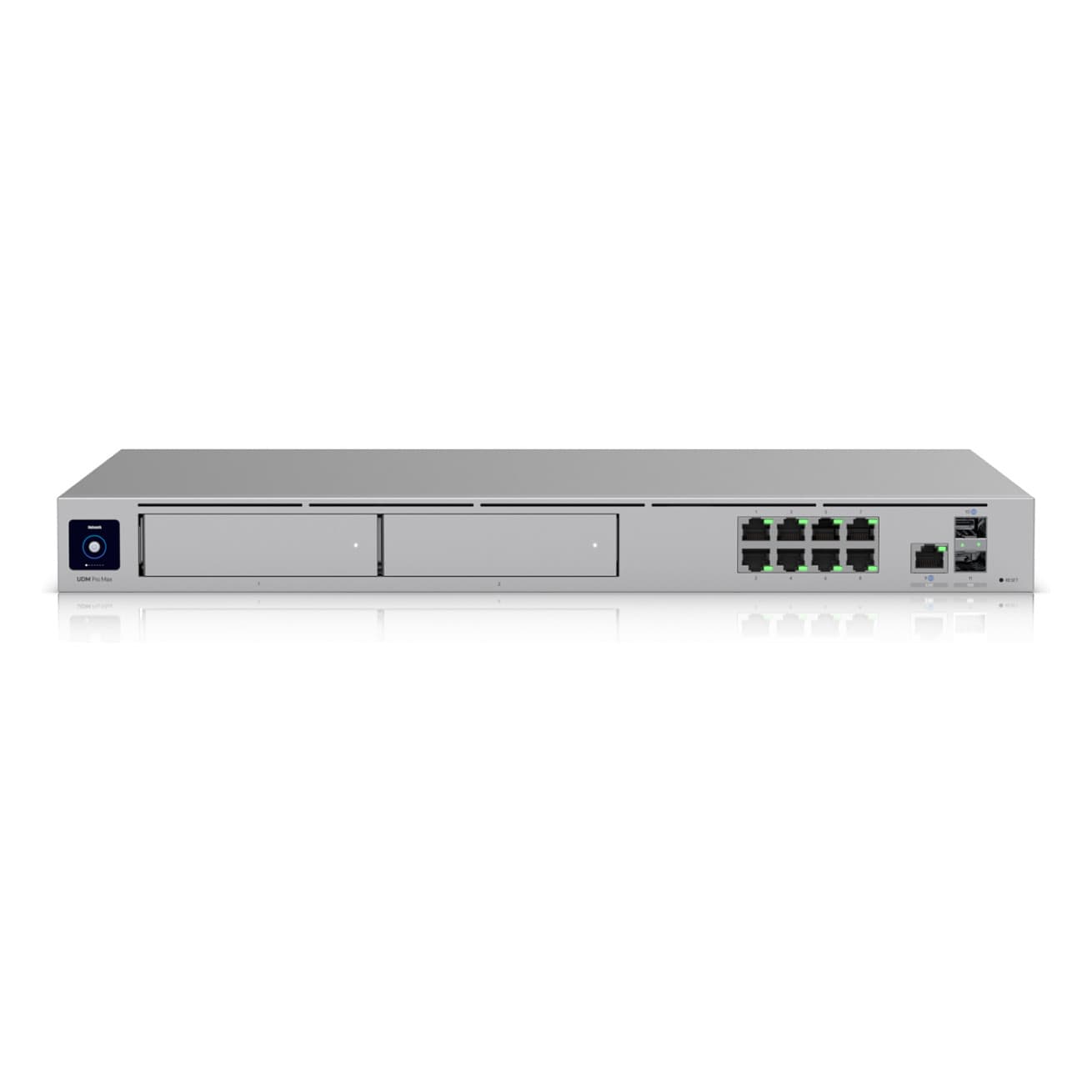 Ubiquiti UniFi Dream Machine Pro Max UDM-Pro-Max – 10G Cloud Gateway, 2.5GbE WAN, IDS/IPS 5Gbps, Firewall, VPN, UniFi Controller, NVR, 1U Rackmount