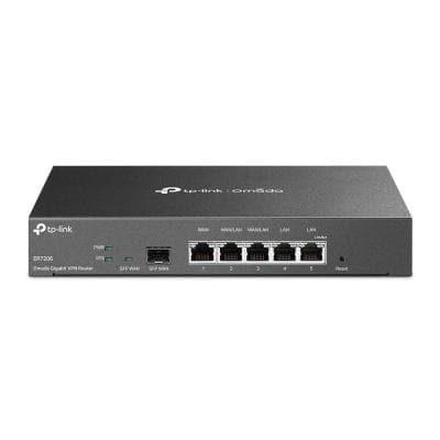 TP-Link Omada ER7206 Gigabit VPN Router – Multi-WAN, 1× SFP, 5× Gigabit Ethernet, SPI Firewall, Load Balance, Omada SDN, i zi