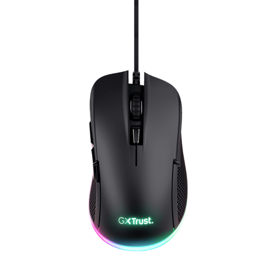 Trust GXT 922 YBAR - mouse - USB 2.0 - black