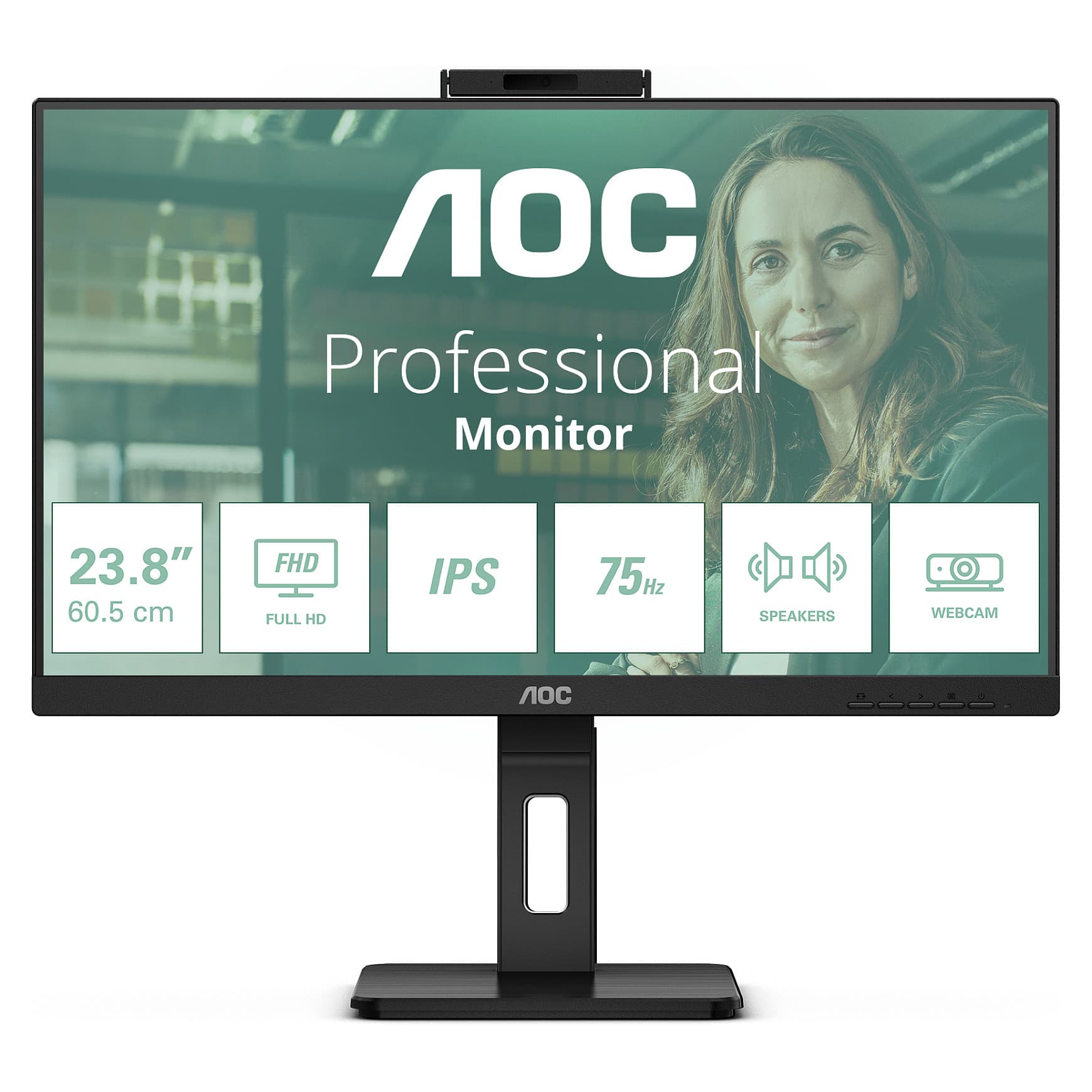 Monitor, 24P3QW 23.8IN 60.5CM IPS