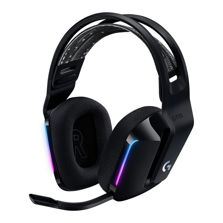 Kufje Gaming Logitech G G733 / Wireless / LIGHTSPEED / 40mm / Mikrofon / RGB - Zezë