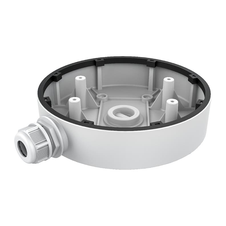 Kuti Lidhëse për Kamera Sigurie Hikvision DS-1280ZJ-DM55, Ø155 mm, Alumin - Bardhë