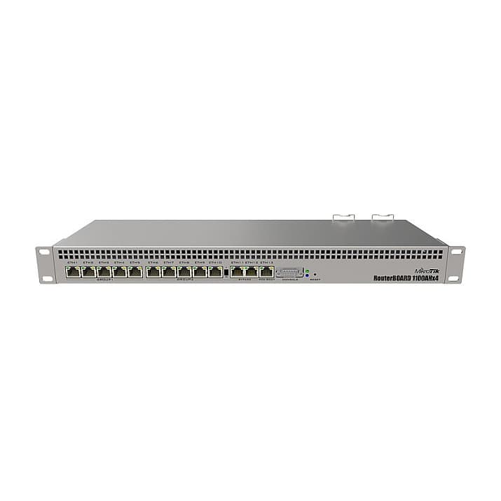Ruter, Mikrotik RB1100AHx4 wired router Gigabit Ethernet Stainless steel