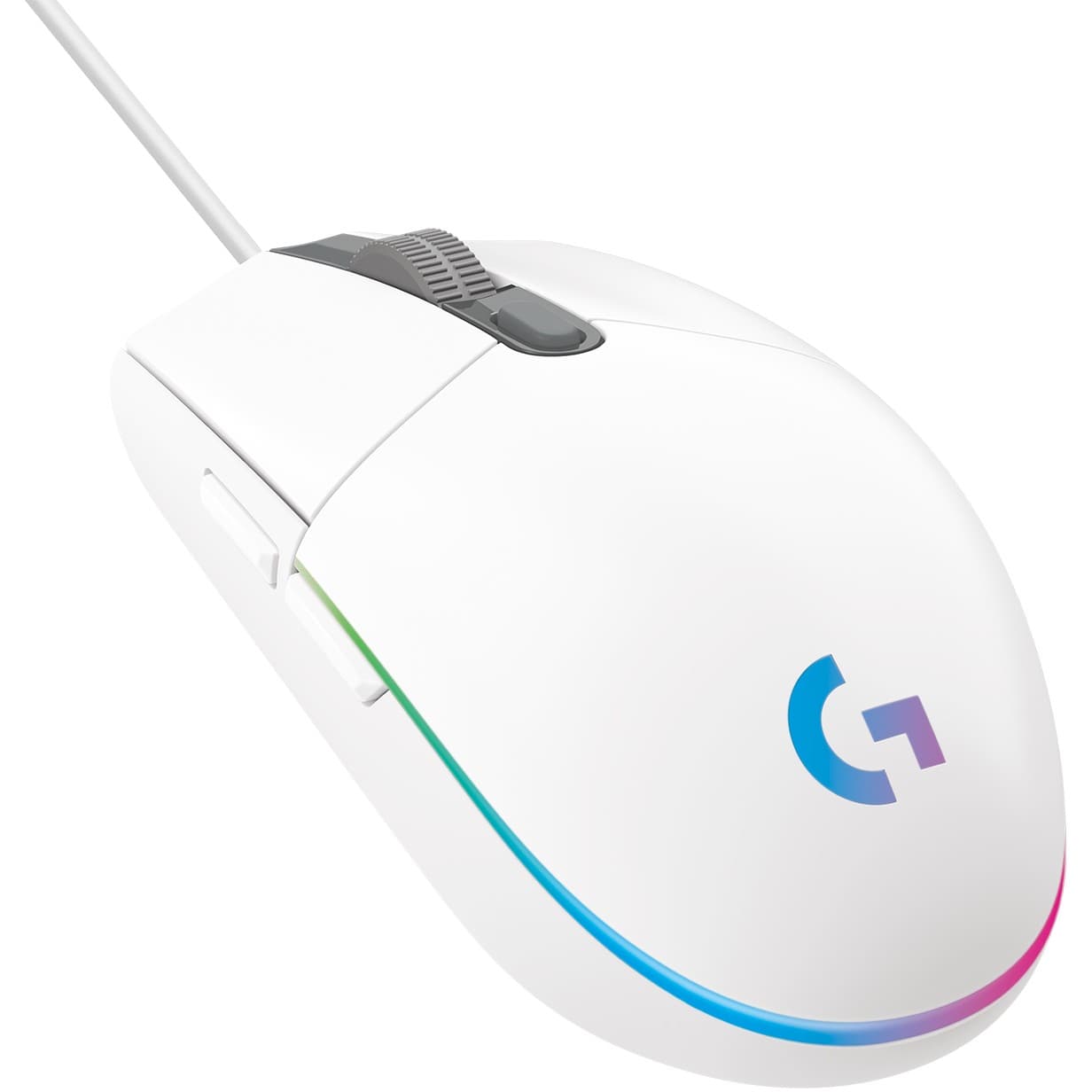 Maus Gaming Logitech G203 LIGHTSYNC – Bardhë
