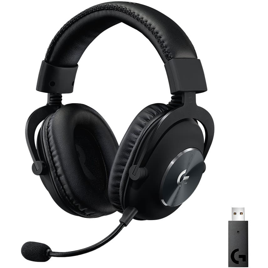 Kufje Logitech G Pro X - LIGHTSPEED, Wireless, Të Zeza