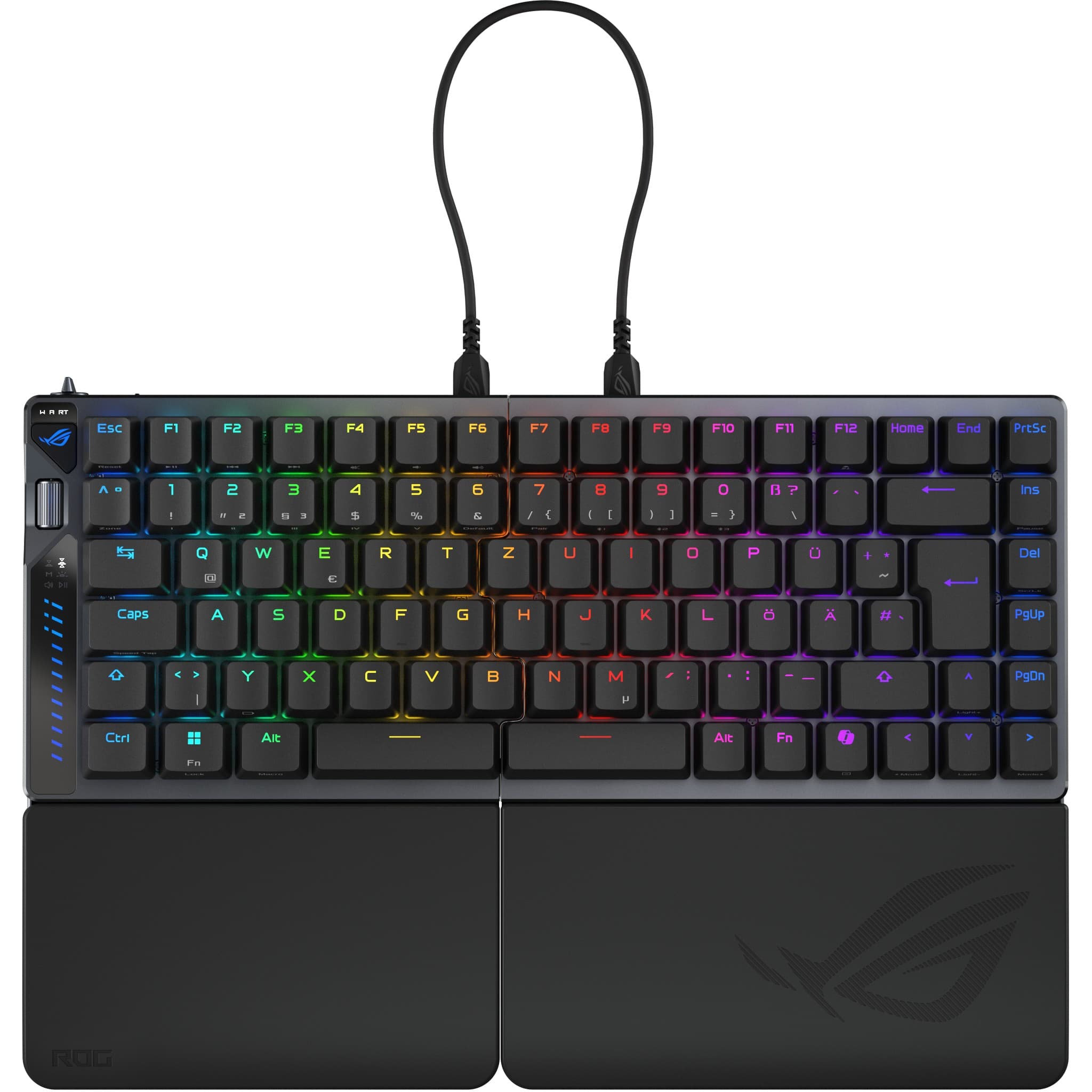 Tastierë Gaming ASUS ROG Falcata Split Wired & Wireless / QWERTZ / German Language – Zezë