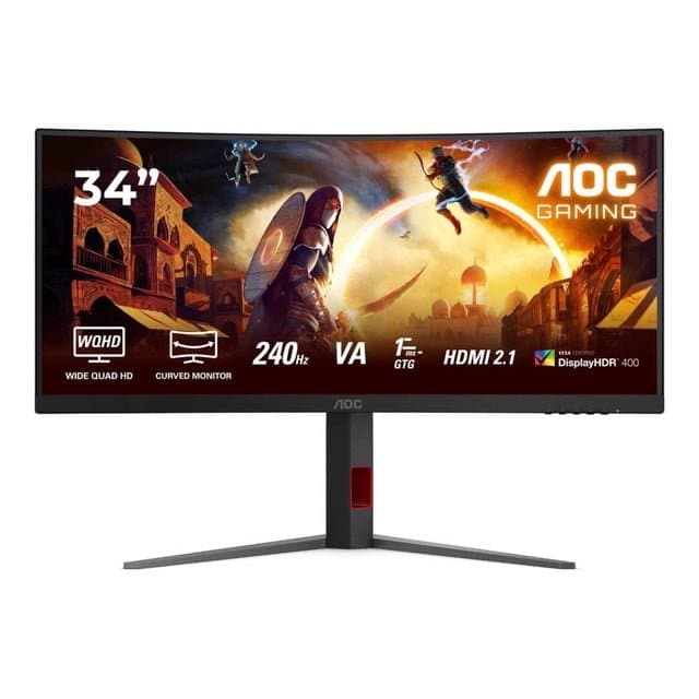 MONITOR CURVED QHD 34″ AOC CU34G4Z 240Hz WIDE
