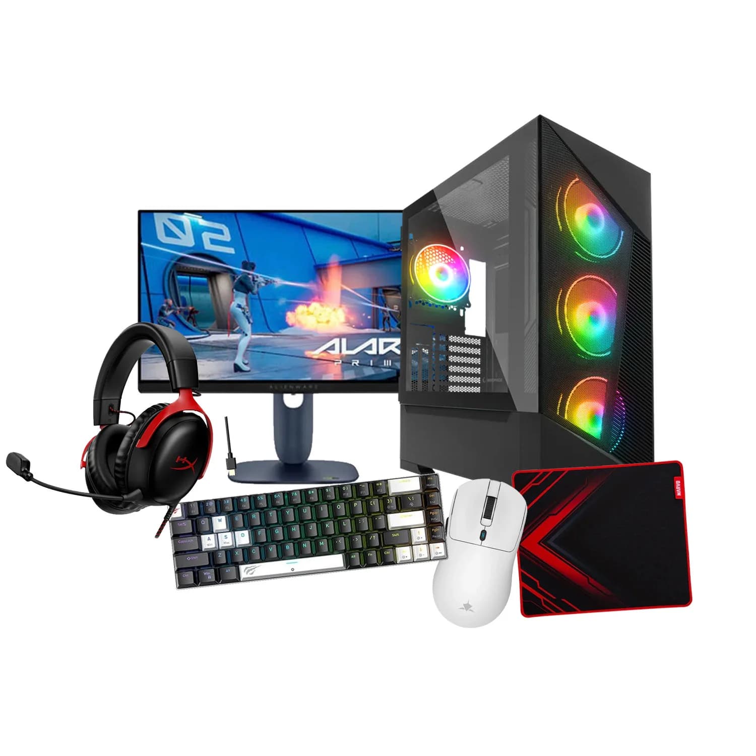 ELITE BUNDLE 4 PC GAMING BLD AMD RYZEN 5 7500X3D GEFORCE RTX5060 TI 8GB 16GB/512GB DDR5 SSD M.2