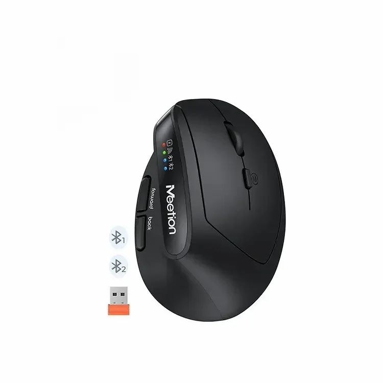 MOUSE ERGONOMIC MEETION R390 BLACK